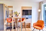 Wohnzimmer - Ferienwohnung Kleiber 21 im Wreecher Idyll Rügen - Top-Hundeurlaub