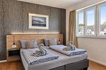 Schlafzimmer - Ferienwohnung Mantelmöwe 32 im Wreecher Idyll Rügen - Top-Hundeurlaub