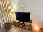 Wohnzimmer - Komfortplus Ferienwohnung mit 1 Schlafzimmer und Balkon im Obergeschoss (181) - Top-Hundeurlaub