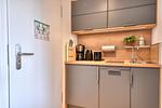 Küche / Küchenzeile - Ferienwohnung Fischadler 34 im Wreecher Idyll Rügen - Top-Hundeurlaub