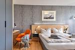 Wohnzimmer - Ferienwohnung Turmfalke 35 im Wreecher Idyll Rügen - Top-Hundeurlaub