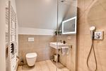 Badezimmer - Ferienwohnung Turmfalke 35 im Wreecher Idyll Rügen - Top-Hundeurlaub