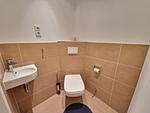 Gäste-WC - Ferienwohnung mit 1 Schlafzimmer, Kamin und Balkon (DR/423) - Top-Hundeurlaub
