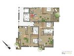 Grundriss - Ferienwohnung mit 1 Schlafzimmer, Kamin und Balkon (DR/423) - Top-Hundeurlaub