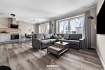 Wohnzimmer - Ferienhaus Gersten-Koje Büsum - Top-Hundeurlaub