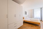 Schlafzimmer - Zwei-Zimmer-Apartment 49/02 - Top-Hundeurlaub