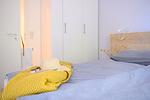 Schlafzimmer - Deichpoofe -  Wohnung 1-06 - Top-Hundeurlaub