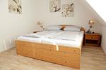 Schlafzimmer - FA Möwenland/ 121 b - Top-Hundeurlaub
