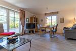 Wohnzimmer - Haus Seeschlößchen - Top-Hundeurlaub