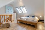 Schlafzimmer - Wohnung Auszeit Nr. 9 im Dünenhof - Top-Hundeurlaub