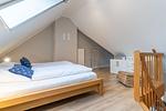 Schlafzimmer - Wohnung Auszeit Nr. 9 im Dünenhof - Top-Hundeurlaub