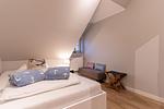 Schlafzimmer - Wohnung Auszeit Nr. 9 im Dünenhof - Top-Hundeurlaub