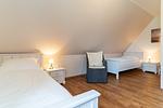 Schlafzimmer - Haus Strandkoje - Top-Hundeurlaub