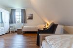 Schlafzimmer - Haus Strandkoje - Top-Hundeurlaub