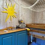 Schlafzimmer - Ferienhaus "Lütt Hüs" - Top-Hundeurlaub