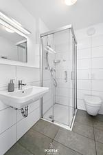 Badezimmer - Ferienwohnung Waterkant Olpenitz - Top-Hundeurlaub