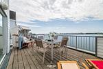Terrasse - Ferienwohnung Waterkant Olpenitz - Top-Hundeurlaub