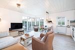 Wohnzimmer - Ferienwohnung "Möwensand" - Top-Hundeurlaub