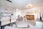 Wohnzimmer - Ferienwohnung "Möwensand" - Top-Hundeurlaub