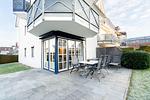 Terrasse - Ferienwohnung "Möwensand" - Top-Hundeurlaub