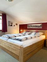 Schlafzimmer - 2-Raum Ferienwohnung "Am Dorfbach" - Top-Hundeurlaub