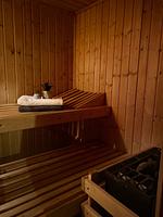 Sauna - 2-Raum Ferienwohnung "Am Dorfbach" - Top-Hundeurlaub