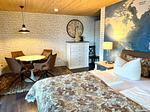 Schlafzimmer - Familienzimmer mit separatem Schlafzimmer mit Balkon inklusive Frühstück - Top-Hundeurlaub