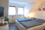 1.Schlafzimmer - Ferienwohnung Lohr - Top-Hundeurlaub