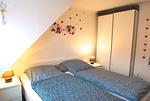 1.Schlafzimmer - Ferienwohnung Lohr - Top-Hundeurlaub
