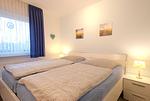 Schlafzimmer - Ferienwohnung Lohr am Deich - Top-Hundeurlaub