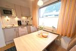 Küche / Küchenzeile - Ferienwohnung Luft - Top-Hundeurlaub