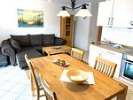 Wohnzimmer - Ferienwohnung Seehundstr. 1b - Top-Hundeurlaub