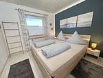 Schlafzimmer - Ferienwohnung Ostfriesenmuschel - Top-Hundeurlaub