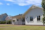 Außenansicht des Neubau-Ferienhauses Villa Vita 2022 – Urlaub an der Ostsee in Småland - Villa Vita - Top-Hundeurlaub