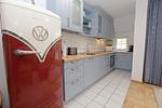 Küche / Küchenzeile - Seeschlößchen Ferienwohnung 5 - Top-Hundeurlaub