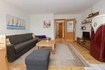 Wohnzimmer - Seeschlößchen Ferienwohnung 5 - Top-Hundeurlaub