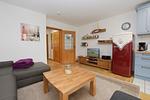 Wohnzimmer - Seeschlößchen Ferienwohnung 5 - Top-Hundeurlaub