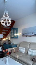 Wohnzimmer - Hus op de Wurth Ferienwohnung Seeblick - Top-Hundeurlaub