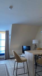 Wohnzimmer - Hus op de Wurth Ferienwohnung Seeblick - Top-Hundeurlaub