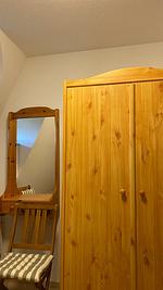 Schlafzimmer - Hus op de Wurth Ferienwohnung Seeblick - Top-Hundeurlaub