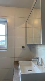 Badezimmer - Hus op de Wurth Ferienwohnung Seeblick - Top-Hundeurlaub
