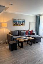 Wohnzimmer - Hus op de Wurth Ferienwohnung 17 - Godewind - - Top-Hundeurlaub