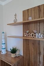 Wohnzimmer - Hus op de Wurth Ferienwohnung 17 - Godewind - - Top-Hundeurlaub