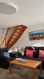 Wohnzimmer - Hus op de Wurth Ferienwohnung 17 - Top-Hundeurlaub