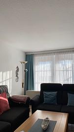 Wohnzimmer - Hus op de Wurth Ferienwohnung 17 - Top-Hundeurlaub