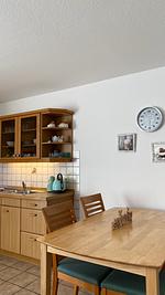 Küche / Küchenzeile - Hus op de Wurth Ferienwohnung 17 - Top-Hundeurlaub