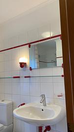 Badezimmer - Hus op de Wurth Ferienwohnung 9 - Top-Hundeurlaub