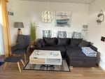 Wohnzimmer - Ferienwohnung Deichkrone - Top-Hundeurlaub