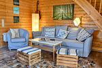 Wohnzimmer - Blauvogel 6 - Top-Hundeurlaub