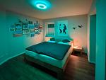 Schlafzimmer mit Doppelbett - Wohnung HF 12 - "Luftsnapper´s" - Top-Hundeurlaub